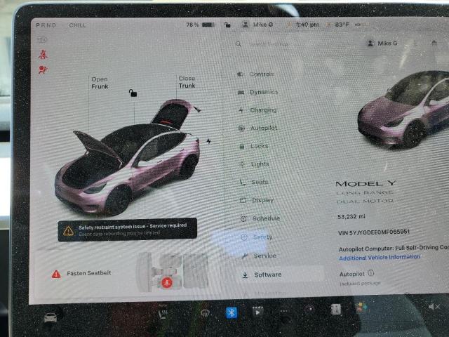 2021 TESLA MODEL Y #3301732329