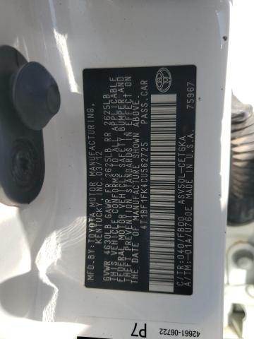 2012 TOYOTA CAMRY BASE - 4T1BF1FK4CU562725