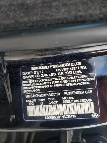 2017 INFINITI QX30 BASE #3304672922