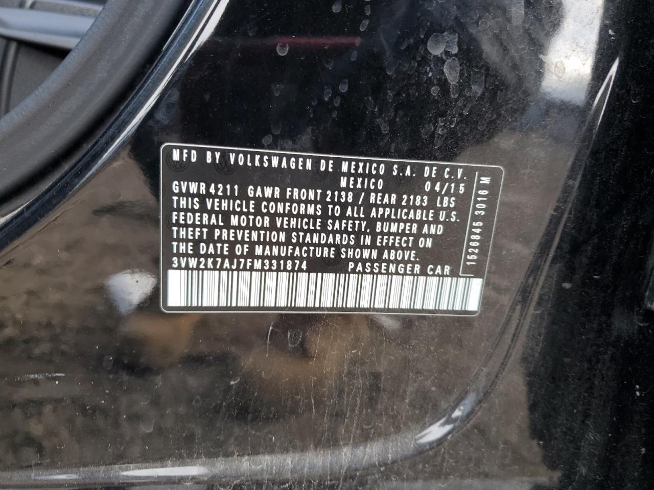 VOLKSWAGEN JETTA BASE