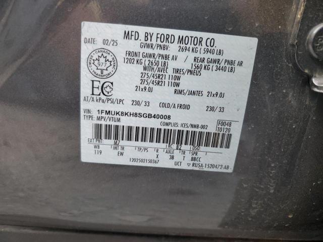 2025 FORD EXPLORER S - 1FMUK8KH8SGB40008