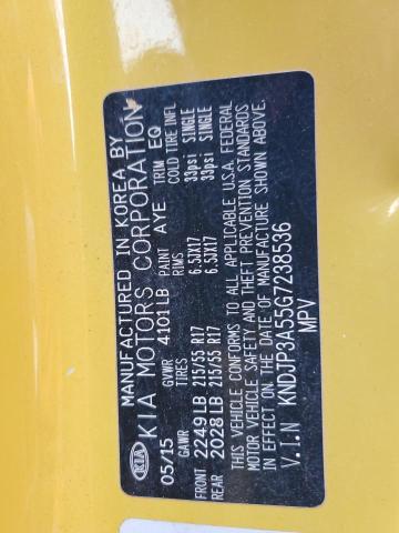 2016 KIA SOUL + - KNDJP3A55G7238536