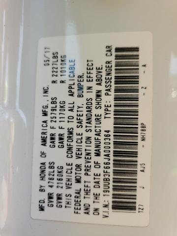 2018 ACURA TLX TECH+A 19UUB3F66JA000364