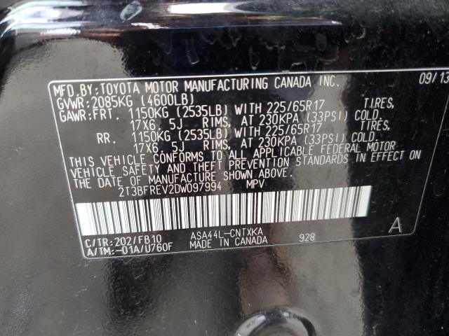 2013 TOYOTA RAV4 LE #3294232895