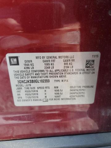 2016 CHEVROLET TRAX LS #3290246303