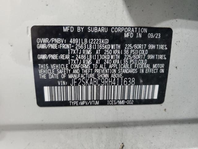 2024 SUBARU FORESTER - JF2SKABC9RH411638