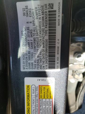 2022 HONDA CIVIC SPOR #3293731942