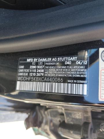 2012 MERCEDES-BENZ E 350 - WDDHF5KBXCA640086