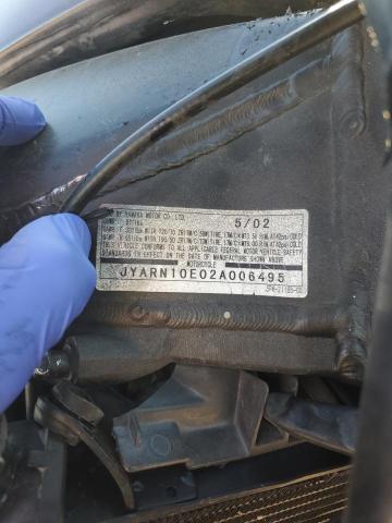 2002 YAMAHA YZFR1 - JYARN10E02A006495