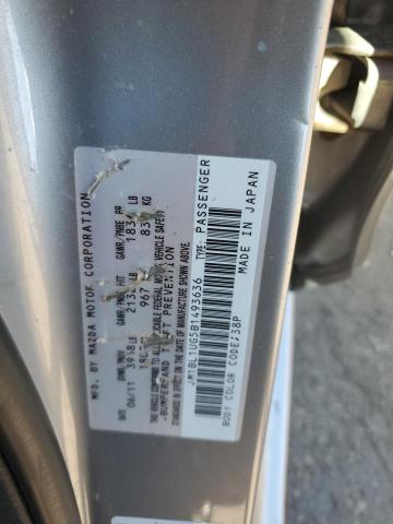 2011 MAZDA 3 I - JM1BL1UG5B1493636