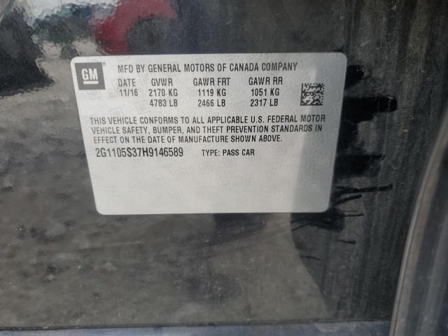 2017 CHEVROLET IMPALA LT - 2G1105S37H9146589