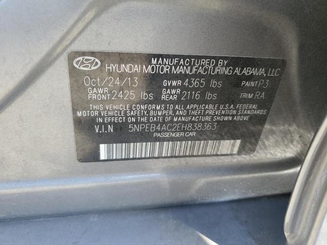 2014 HYUNDAI SONATA GLS - 5NPEB4AC2EH838363
