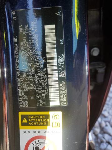 2010 LEXUS RX 350 - 2T2BK1BA2AC077678