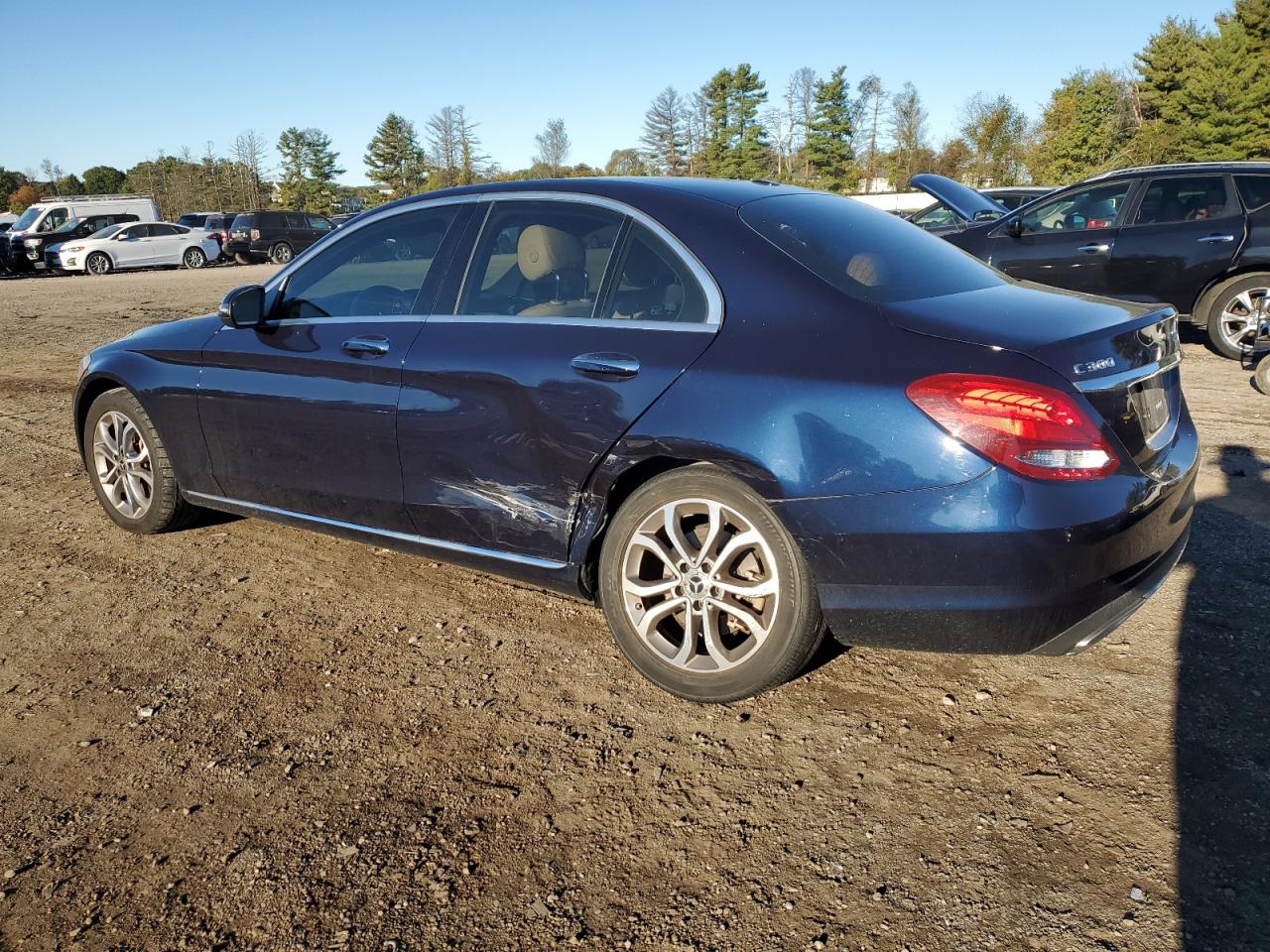 Lot #3311682236 2018 MERCEDES-BENZ C 300 4MAT