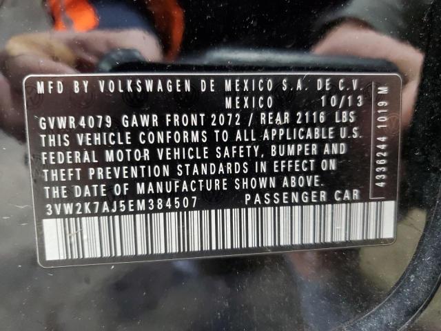 2014 VOLKSWAGEN JETTA BASE - 3VW2K7AJ5EM384507