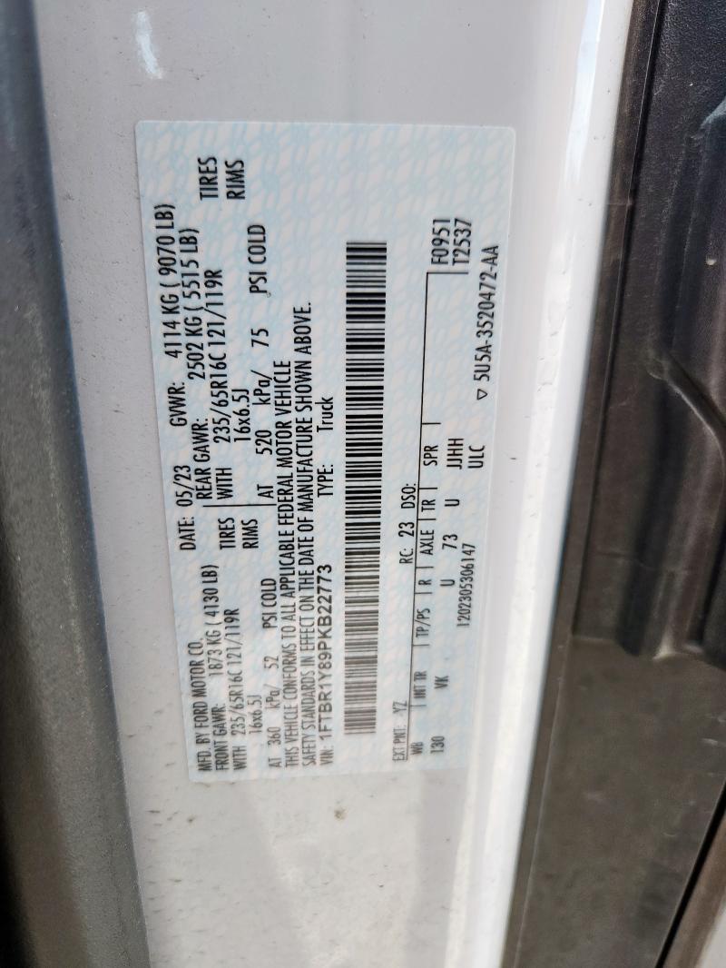 2023 FORD TRANSIT T- #3284935937