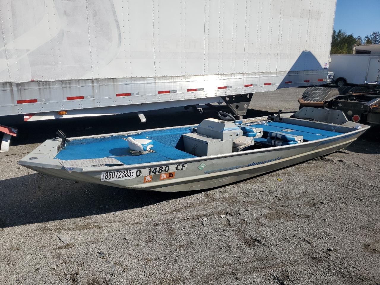 Lot #3287709008 1984 ALUMACRAFT BOAT