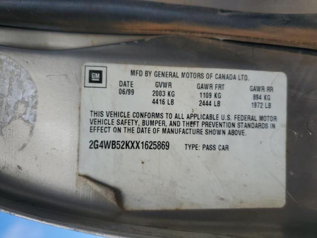 1999 BUICK REGAL LS #3283968823