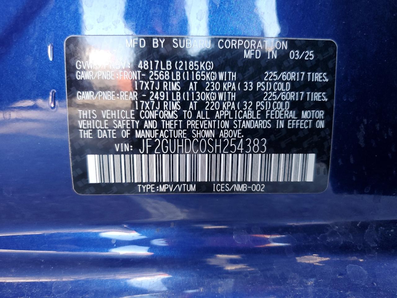 SUBARU CROSSTREK PREMIUM