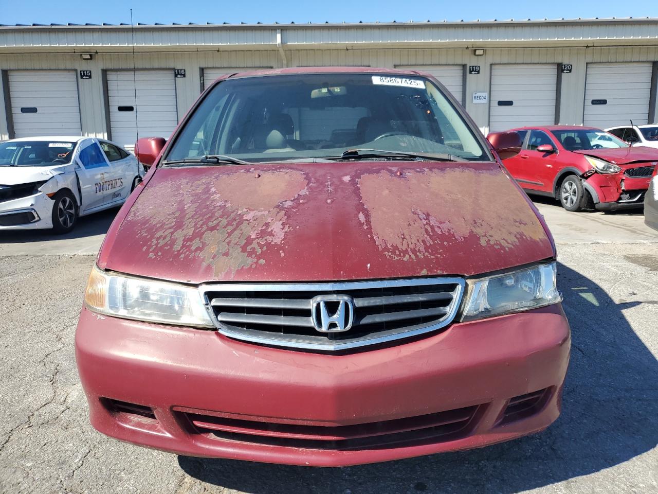 Lot #3274430411 2003 HONDA ODYSSEY EXL