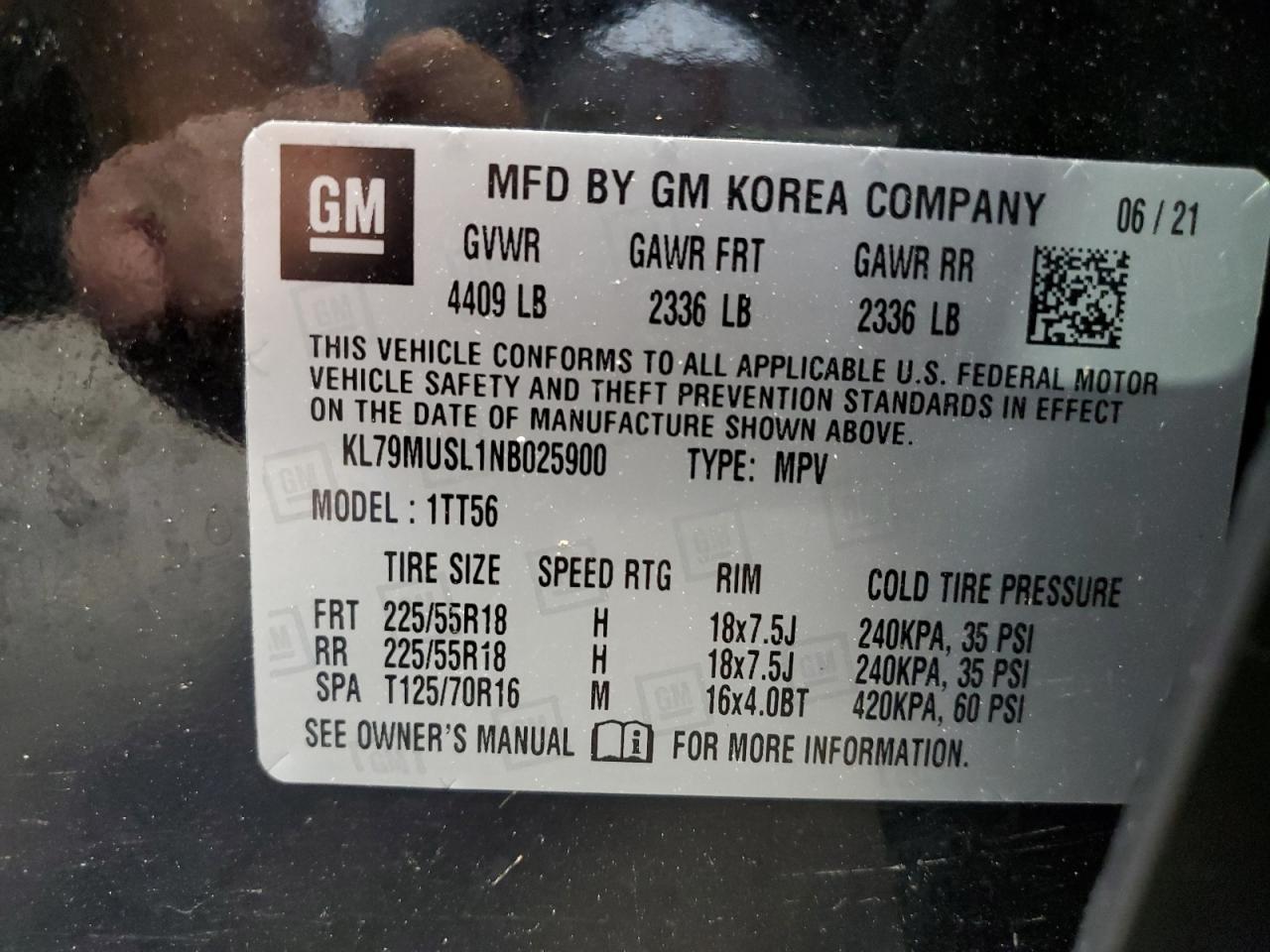 CHEVROLET TRAILBLAZER RS