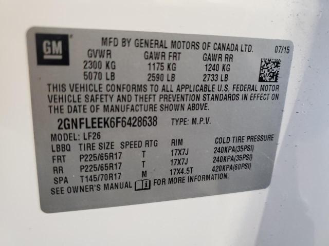 2015 CHEVROLET EQUINOX LS 2GNFLEEK6F6428638
