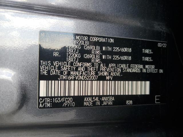 2022 TOYOTA RAV4 SE - JTM16RFV0ND522007
