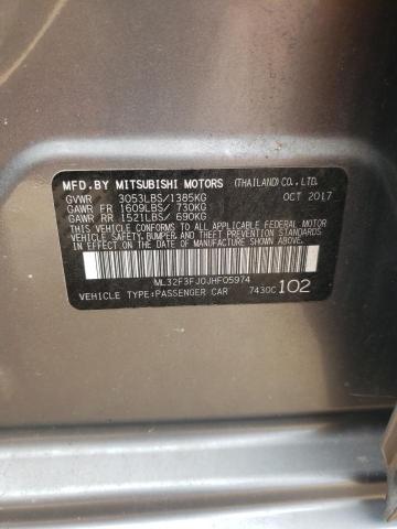2018 MITSUBISHI MIRAGE G4 ES ML32F3FJ0JHF05974