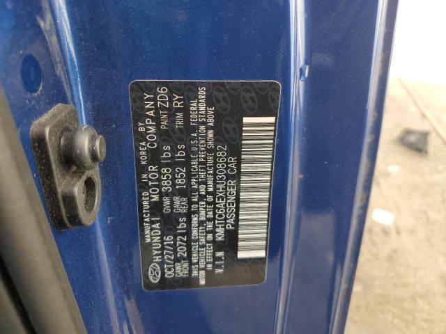 2017 HYUNDAI VELOSTER T - KMHTC6AEXHU308682