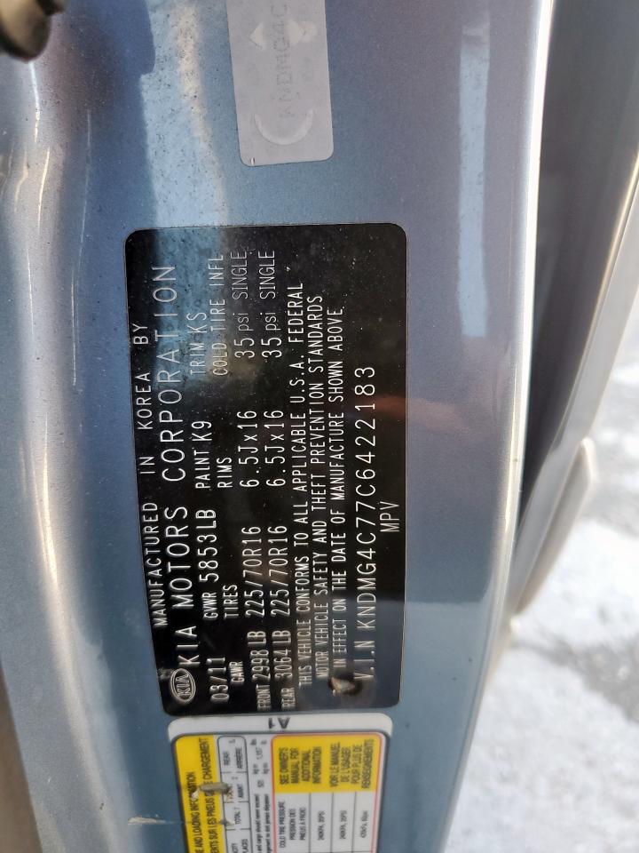 Lot #3286642328 2012 KIA SEDONA LX