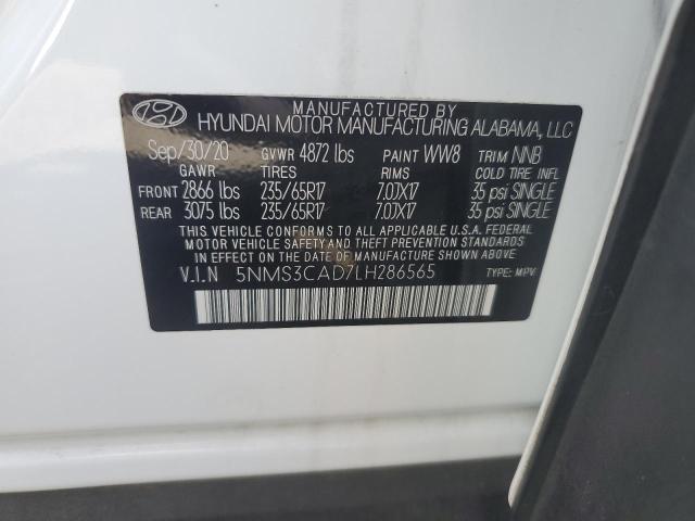 2020 HYUNDAI SANTA FE S - 5NMS3CAD7LH286565