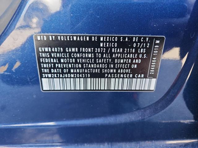 2013 VOLKSWAGEN JETTA BASE #3279521243