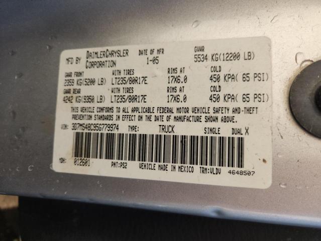 2005 DODGE RAM 3500 S #3290639804