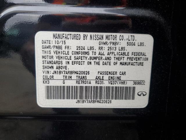 2015 INFINITI Q50 BASE - JN1BV7AR8FM420626