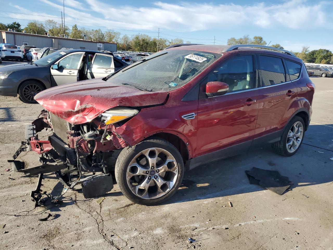 Lot #3266812919 2014 FORD ESCAPE TIT