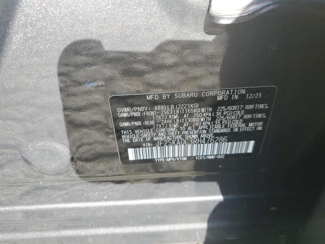 2024 SUBARU FORESTER P #3304651993