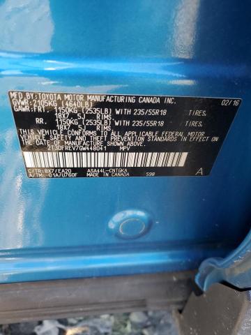 2016 TOYOTA RAV4 LIMIT - 2T3DFREV7GW448041