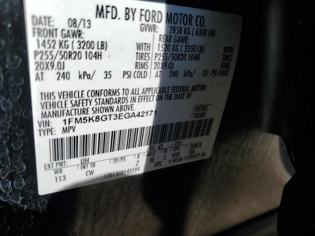 2014 FORD EXPLORER SPORT - 1FM5K8GT3EGA42171