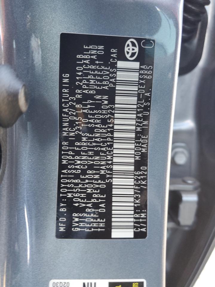 Lot #3302910092 2023 TOYOTA COROLLA SE