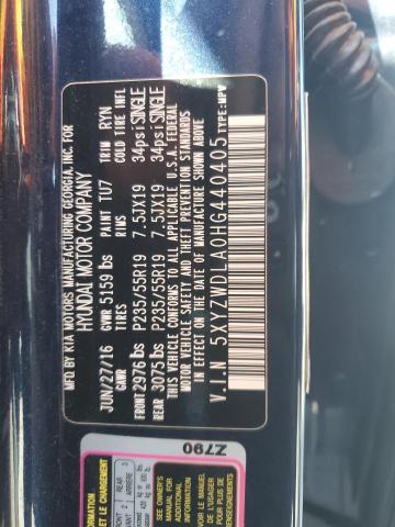 2017 HYUNDAI SANTA FE S 5XYZWDLA0HG440405