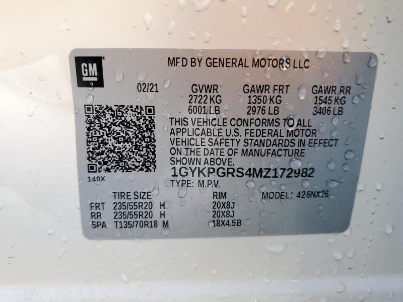 2021 CADILLAC XT6 SPORT #3291551938