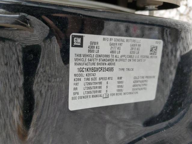 2012 CHEVROLET SILVERADO - 1GC1KYEGXCF234585