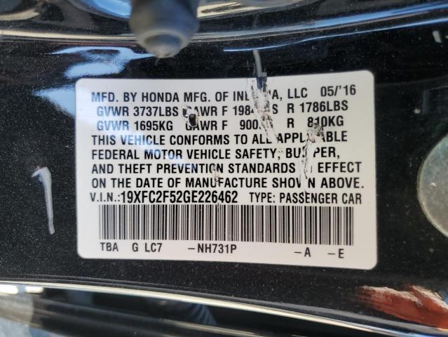 2016 HONDA CIVIC LX - 19XFC2F52GE226462