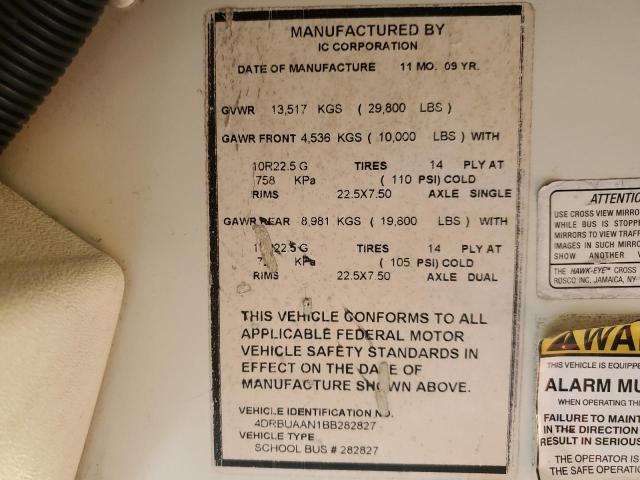 2011 IC CORPORATION CE SERIES SCHOOL #3276362784