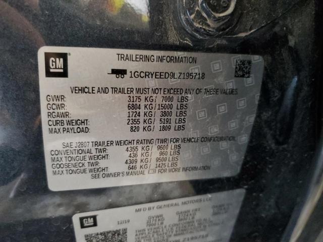 2020 CHEVROLET SILVERADO - 1GCRYEED9LZ195718