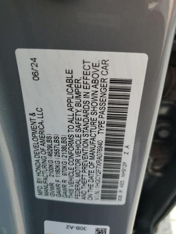 2024 HONDA ACCORD HYB #3304141491