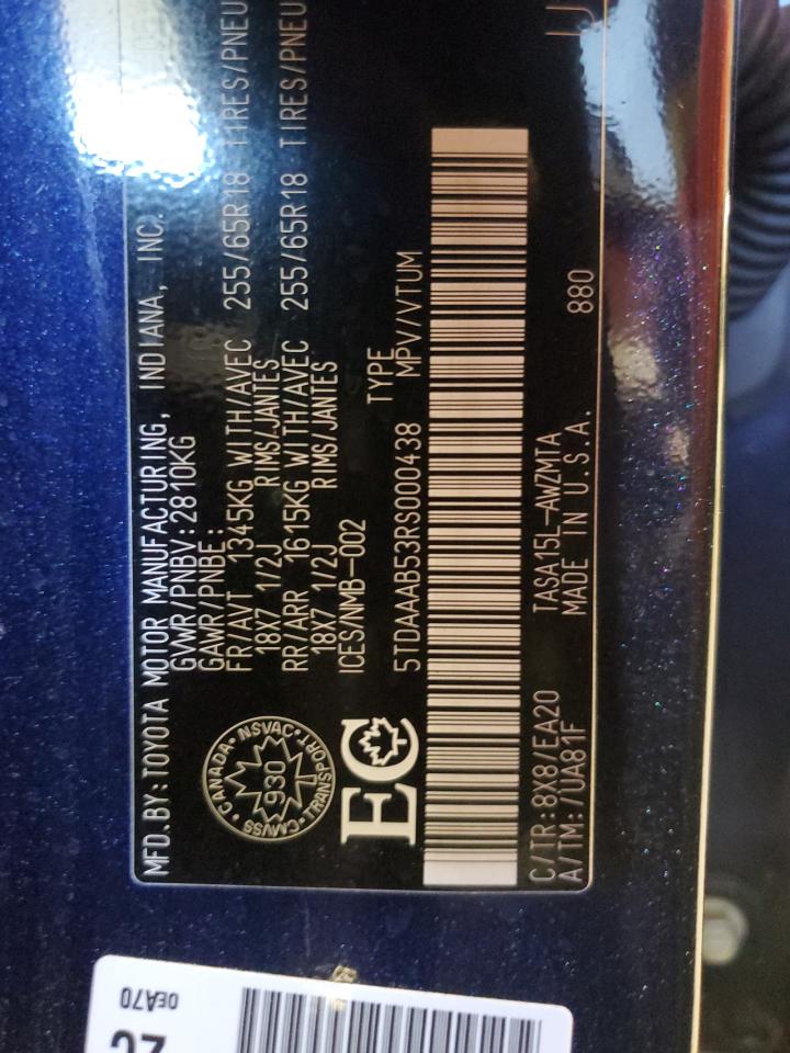 TOYOTA HIGHLANDER XLE