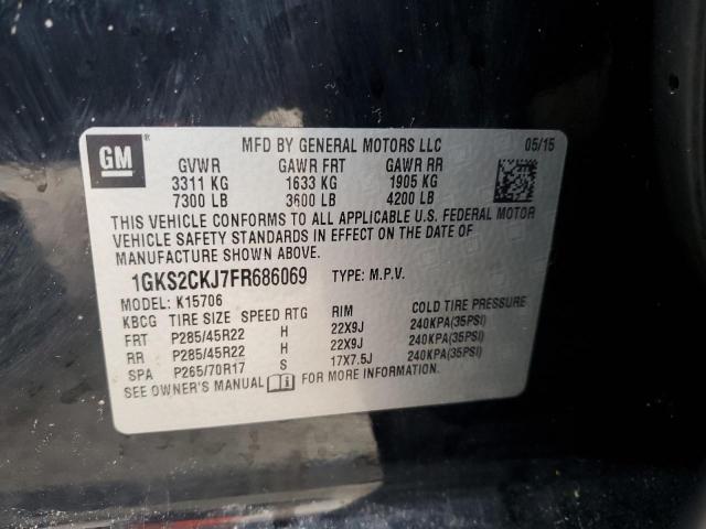 2015 GMC YUKON DENA - 1GKS2CKJ7FR686069