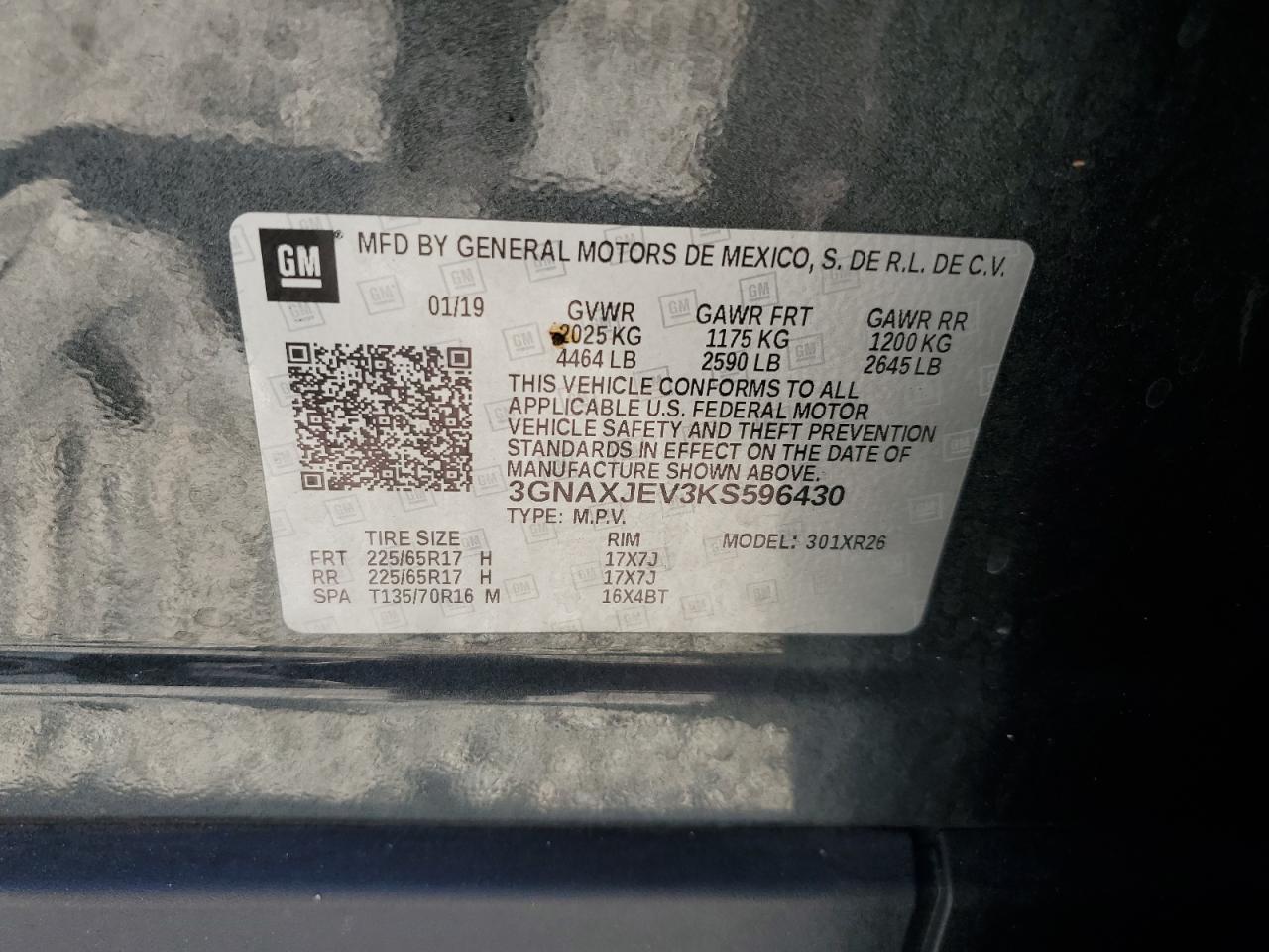 CHEVROLET EQUINOX LT