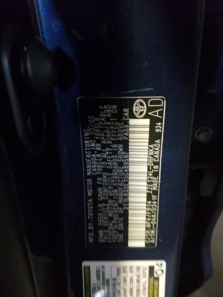 Lot #3278630939 2005 TOYOTA COROLLA MA